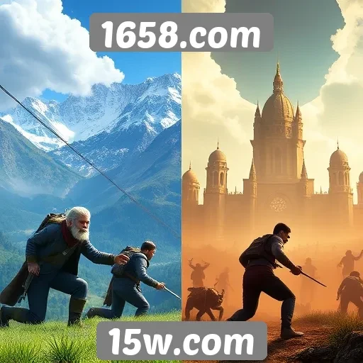 Comparativo de gráficos entre jogos em 1658.com