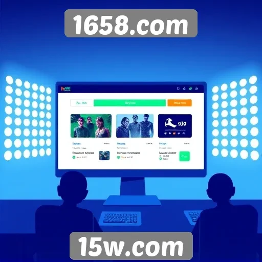 Interface e experiência do usuário no 1658.com