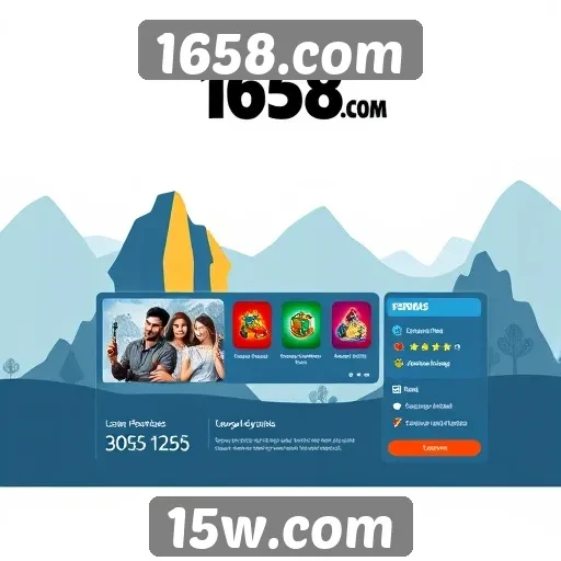Análise da interface do usuário do 1658.com