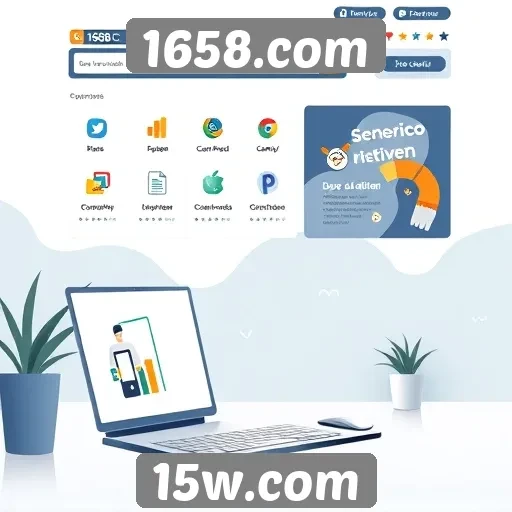 Importância da interface do usuário na navegação do site 1658.com
