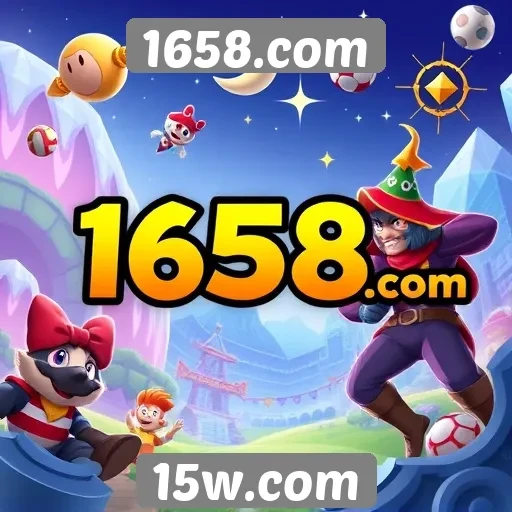 Variedade de categorias de jogos no 1658.com